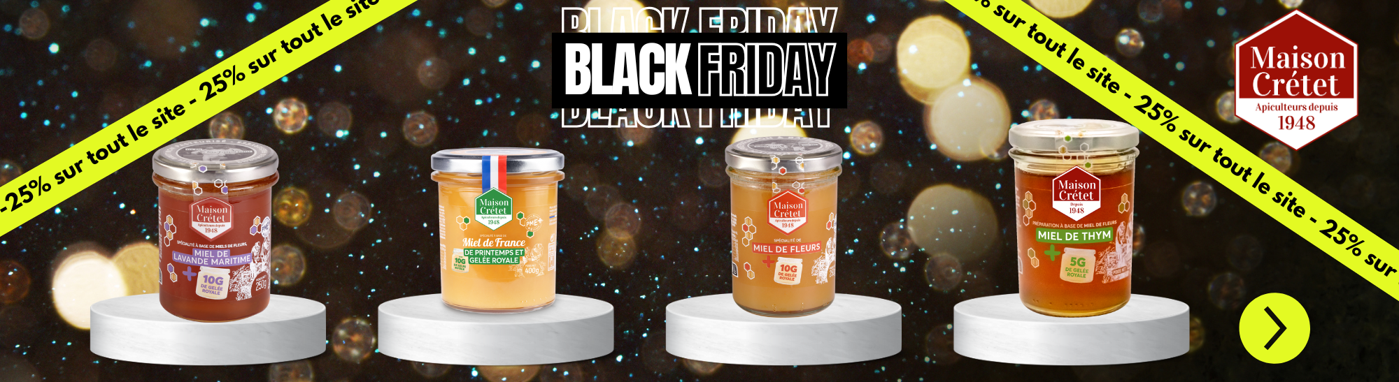 -25% sur tout le site ! 